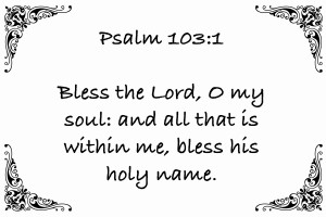 Psalm 103 1 5WB